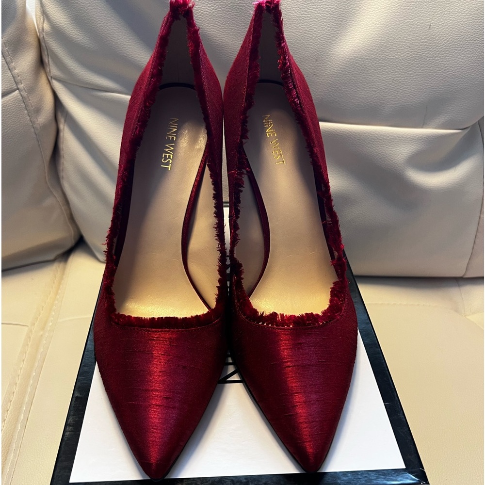 Nine West Deep Red 4 inch heels